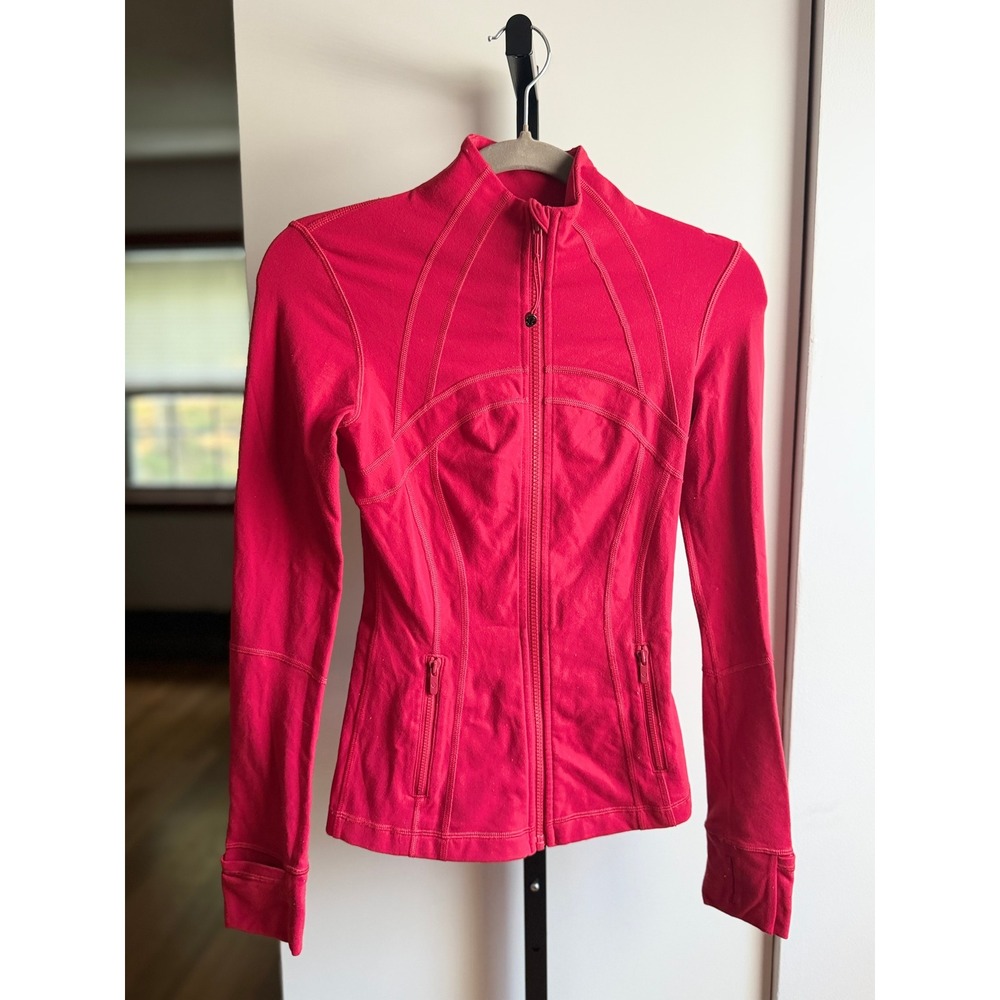 Lululemon Define Jacket *Luon – Size 2 – Dark Red